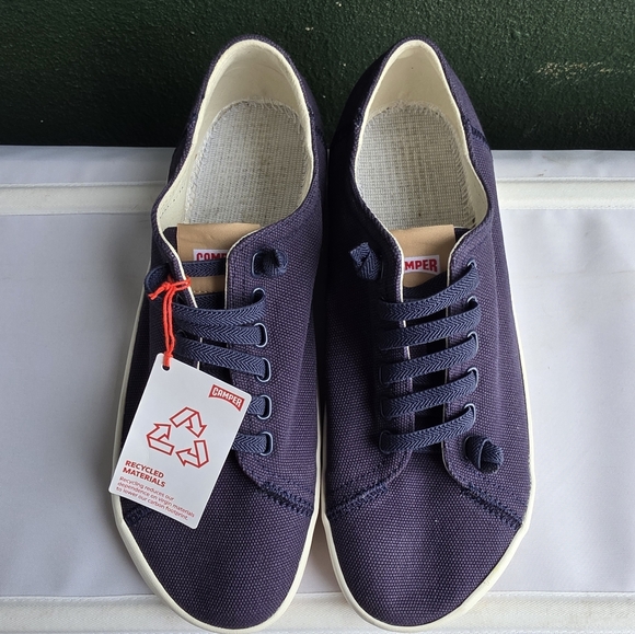 NWT Men's CAMPER Canvas Sneakers Size 11 - Navy Blue DISCONTINUED - Picture 1 of 16